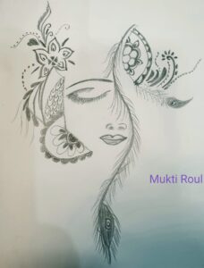 Women Sketch by Mukti Roul